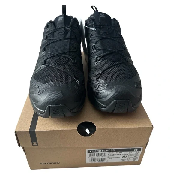 Salomon XA Pro Forces Black Phantom Men’s Trail Running Shoes M10 - Picture 1 of 6